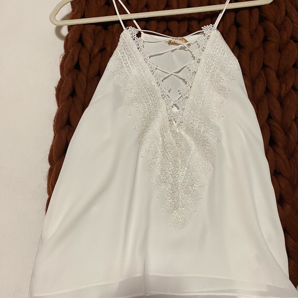 Lace tank